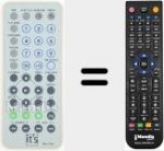 Replacement remote control for RC-1710A