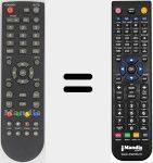 Replacement remote control for REMCON1475