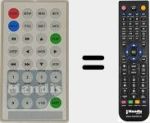 Replacement remote control for REMCON1522
