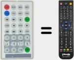 Replacement remote control for PRM-200