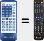 Replacement remote control for REMCON1693