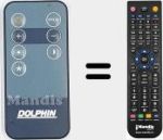 Replacement remote control for REMCON1750