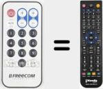 Replacement remote control for REMCON1774