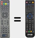 Replacement remote control for REMCON2110