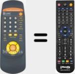 Replacement remote control for CoolCommand (RM-0010)