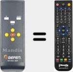 Replacement remote control for RMTWHD1080P