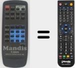 Replacement remote control for WL-D80