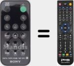 Replacement remote control for RMT-DPF1 (148075711)