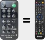 Replacement remote control for RMT-DPF3 (413660801)