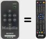 Replacement remote control for RMT-CM5iP (988516842)