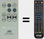 Replacement remote control for RM-SRAP10J