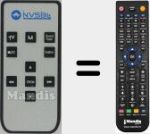 Replacement remote control for REMCON1515