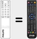 Replacement remote control for REMCON851