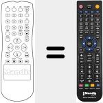 Replacement remote control for REMCON728
