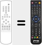 Replacement remote control for REMCON1176