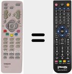 Replacement remote control for REMCON1402