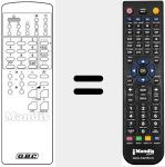 Replacement remote control for REMCON1085