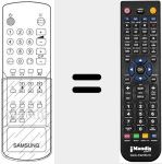 Replacement remote control for 3F1400033071