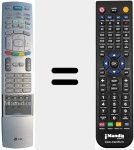 Replacement remote control for REMCON447