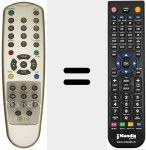 Replacement remote control for 6710V00044W
