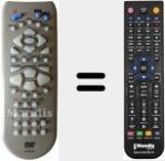 Replacement remote control for 97P1R2ZJA6