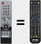 Replacement remote control for RC L-06 (8484401)