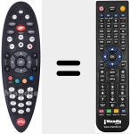 Replacement remote control for REMCON794