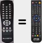 Replacement remote control for WebTV-1