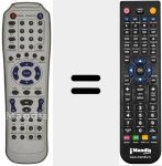 Replacement remote control for REMCON248
