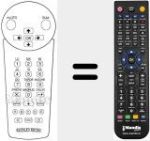 Replacement remote control for REMCON580
