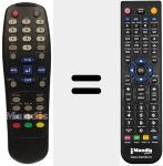 Replacement remote control for REMCON933