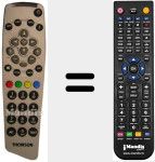 Replacement remote control for REMCON587