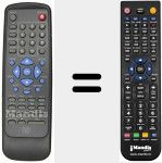 Replacement remote control for REMCON909