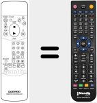 Replacement remote control for REMCON828