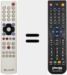 Replacement remote control for REMCON577