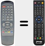 Replacement remote control for REMCON145