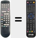 Replacement remote control for REMCON859