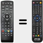 Replacement remote control for REMCON824