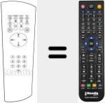 Replacement remote control for REMCON836