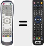 Replacement remote control for REMCON382