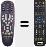 Replacement remote control for REMCON681