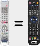 Replacement remote control for REMCON731