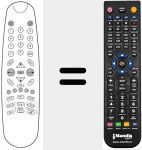 Replacement remote control for REMCON271