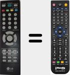 Replacement remote control for MKJ33981404