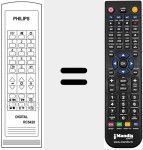 Replacement remote control for REMCON035