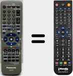 Replacement remote control for N2QAKB000028