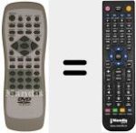 Replacement remote control for REMCON760