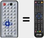 Replacement remote control for REMCON698