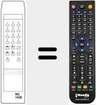 Replacement remote control for RC1420