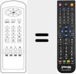 Replacement remote control for RC21191